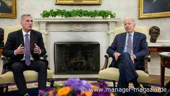 USA und Schuldenstreit: Zahlungsausfall droht, da kein Durchbruch nach weiterem Spitzentreffen