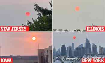 The sinister reason the sun has been red in the US this past week