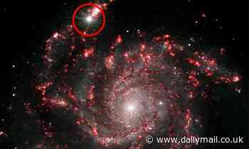 Astronomers capture amazing image of a 21-million-year-old supernova