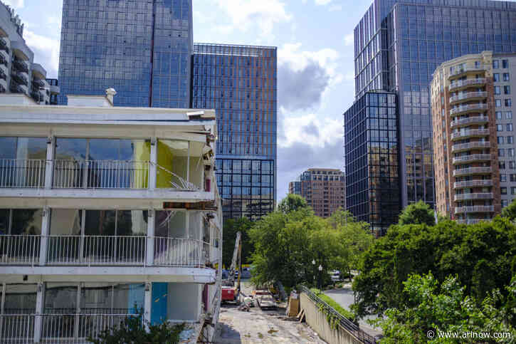 Demolition comes for the Americana Hotel in Crystal City