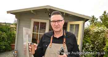 Man who spent 30 years as plasterer opens barber shop in his back garden
