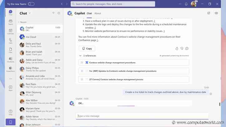 Microsoft’s M365 Copilot AI assistant gets third-party app integrations