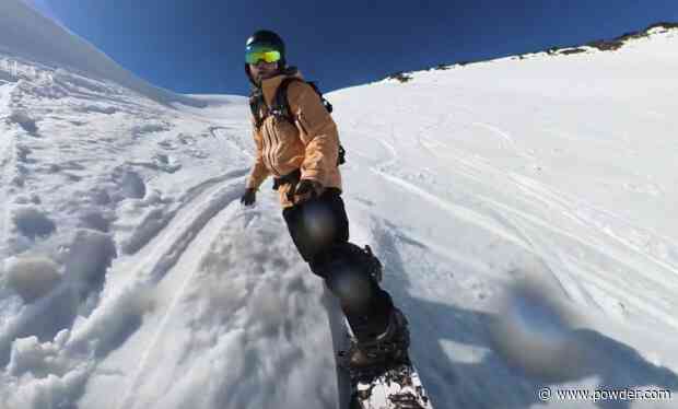 Snowboarding The Lava Tubes Of Mount St. Helens