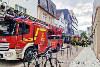 Vier Bewohner bei Küchenbrand in der Herforder Innenstadt verletzt