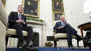 US-Schuldenstreit: Finden Biden und McCarthy beim Spitzentreffen einen Kompromiss?