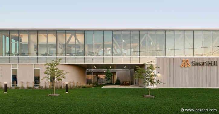 Atelier Guy uses mass-timber structure for Canadian wood company facility