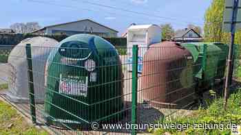 Wertstoffinsel in Sierße hat einen neuen Zaun