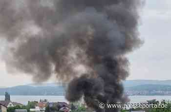 FW Reichenau: Holzhütte in Brand geraten, Reichenau-Mittelzell, 23.05.2023