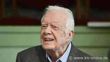 Er genießt sein Erdnussbuttereis: Ex-Präsident Jimmy Carter ist noch wohlauf