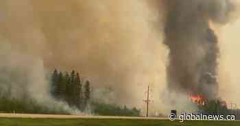 Man charged after evading wildfire roadblock, getting stuck, needing rescue in Fox Creek