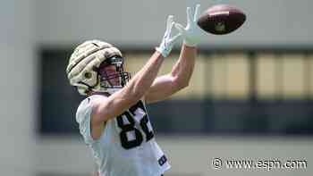 Saints' Moreau on field at OTAs after cancer scare
