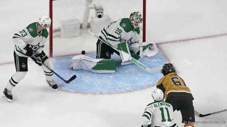Stars lose captain, pull Oettinger early in Game 3 of West final