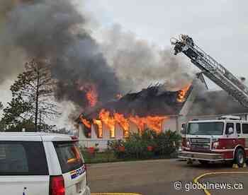 Two men charged after suspected church arson in Grouard, Alta.