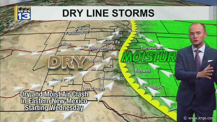 Storm chances continue in eastern New Mexico this week