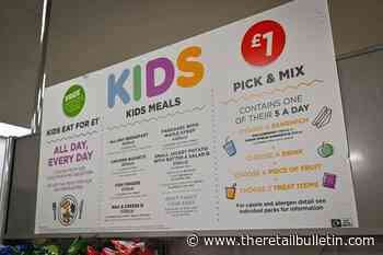 Asda extends £1 kids café meal throughout half-term