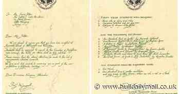 You can buy a Hogwarts acceptance letter for £12,000