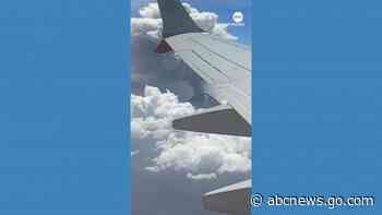 WATCH:  Ash plume from Mexico’s Popocatépetl volcano seen from plane