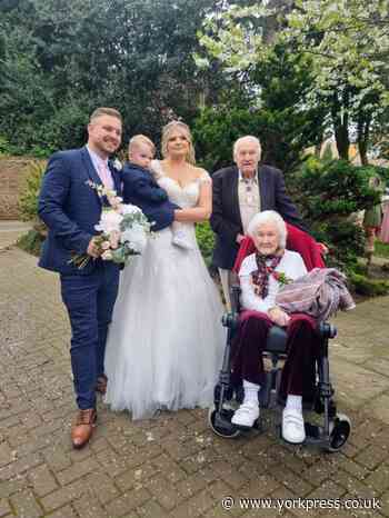 Bells chime at Mulberry Court as Jean waved off to family wedding