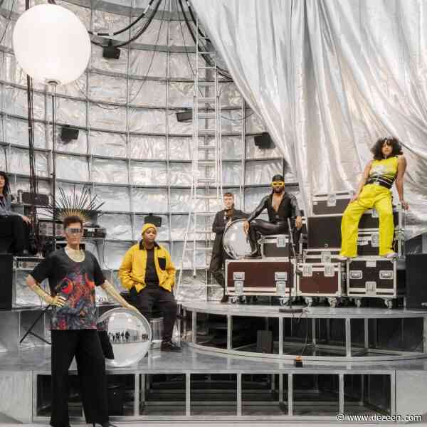Reflective hemispherical theatre enlivens French pavilion at Venice Architecture Biennale