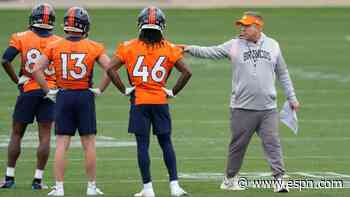 Broncos coach Sean Payton making it clear that roster spots are earned, not given