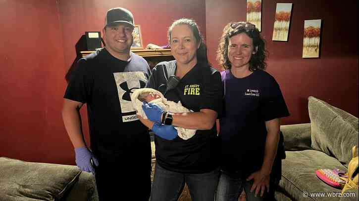 Special delivery! Volunteer firefighters help woman giving birth in St. Amant