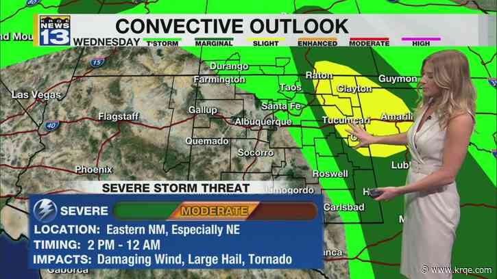 More severe storms across eastern New Mexico
