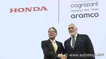 Honda back to F1 in 2026 as engine supplier to Aston Martin