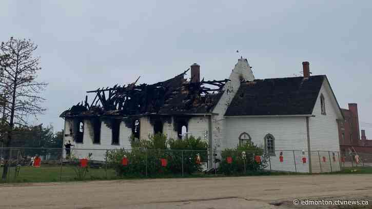 Northern Alberta community mourns the loss of church destroyed by arson