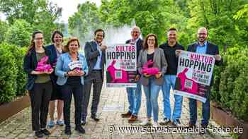 Kultur-Hopping in Nagold: Der pinke Hase hoppelt wieder durch die Stadt