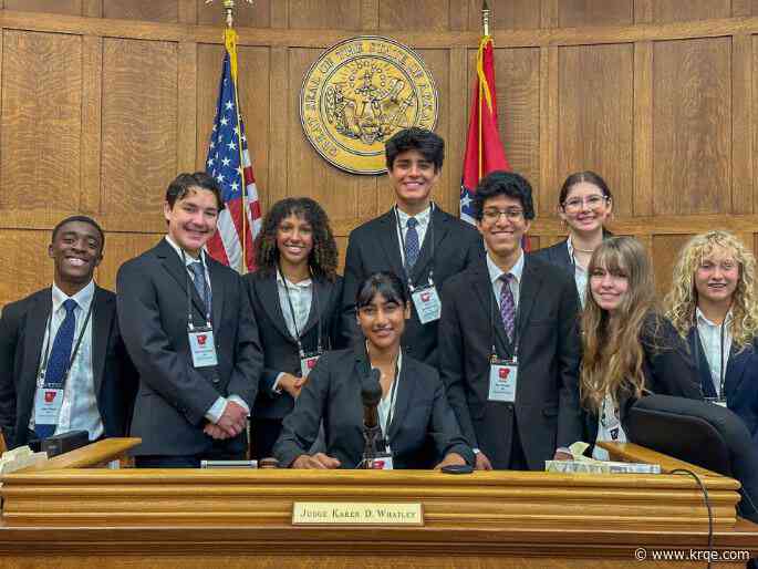 Albuquerque Academy students take second place in mock trial nationals
