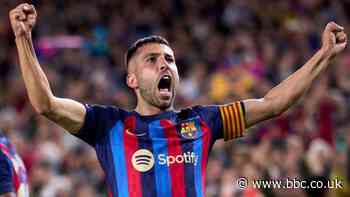 Jordi Alba: Barcelona agree to terminate defender's contract at end of season