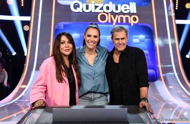 Sven Martinek und Simone Thomalla bei Esther Sedlaczek / "Quizduell-Olymp" am Freitag, 26. Mai, 18:50 Uhr im Ersten