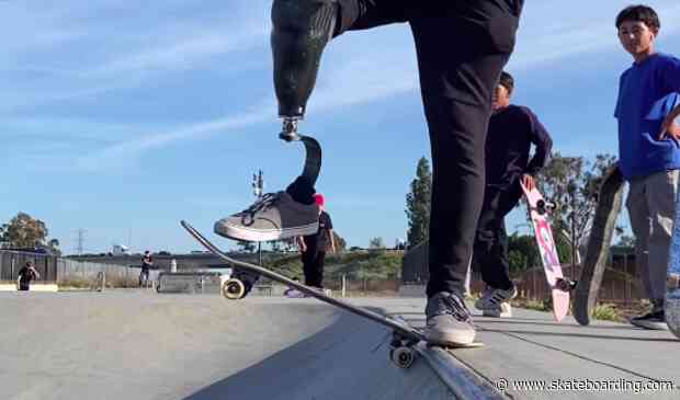 Inspiring Resilience: One-Legged Skater Pulls Off A Trick Most Others Will Never Do