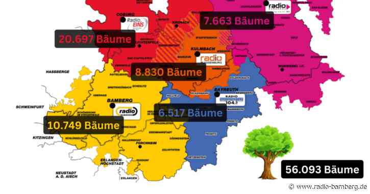 Bisher 56.000 Bäume für Oberfranken