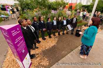Northolt youngsters await their Chelsea show garden gift