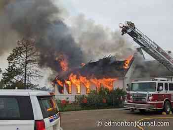 Two men charged with church arson in northern Alberta
