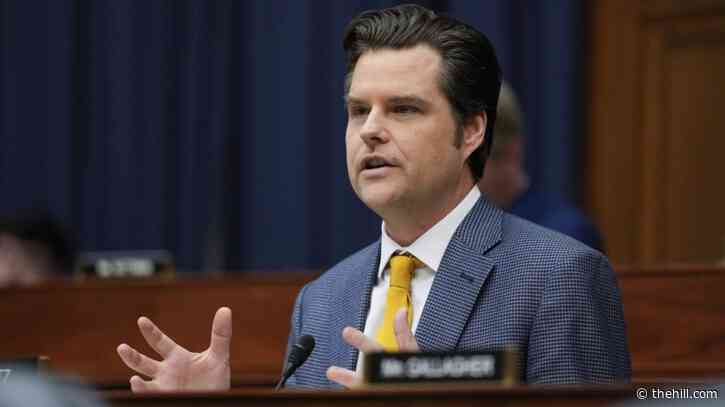 Gaetz says most in GOP 'don't feel like we should negotiate with our hostage'