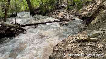 Water flowing directly down Hanging Lake Trail prompts closure