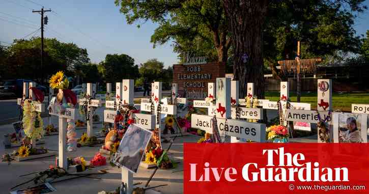 Joe Biden to call on Republicans to ‘help stop epidemic of gun violence’ on anniversary of Uvalde school shooting – live