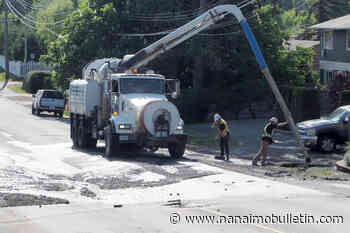 Water main break closes section of Third Street in Nanaimo