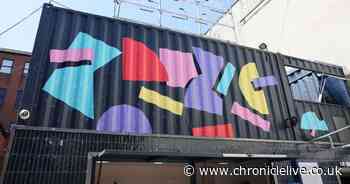 See final preparations at Frate as Newcastle's 'hidden' container village prepares for Bank Holiday visitors