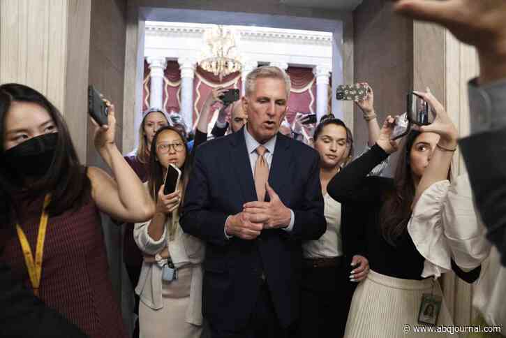 McCarthy sends Republican debt limit negotiators to White House, but sides are ‘far apart’