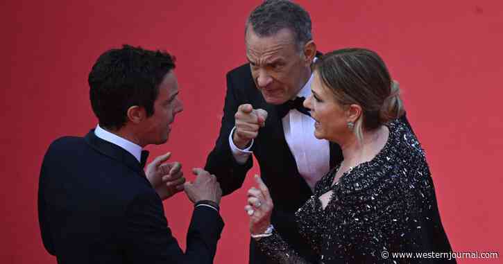 Tom Hanks' Wife Issues Explanation After Cameras Appear to Show Actor Berating Red Carpet Worker
