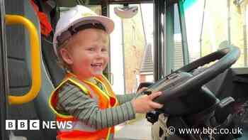 Doncaster boy, 1, meets bin crew heroes in surprise visit