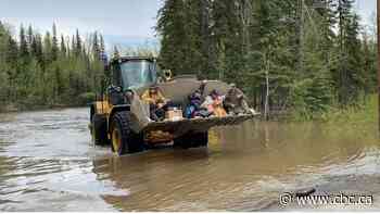 'Here we are again': Flood warning returns for Klondike River, evacuation underway