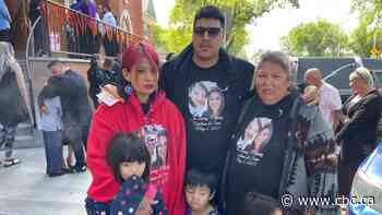 Edmonton mother and child killed in stabbing remembered at funeral