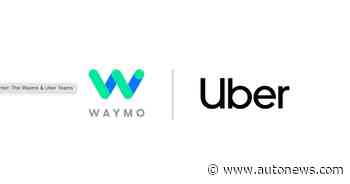 Waymo and Uber sign ride-hailing, delivery service deal