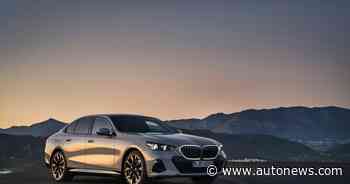 BMW electrifies 5 Series with powerful i5 electric sedan