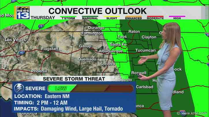 Severe storms to hit eastern New Mexico again