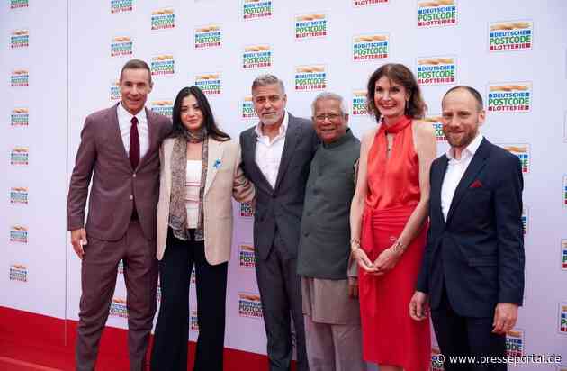 "Stand Up For Human Rights": George Clooney bei Charity Gala der Deutschen Postcode Lotterie